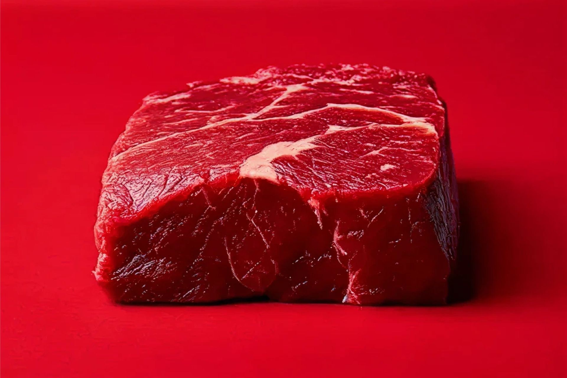 a piece of raw meat