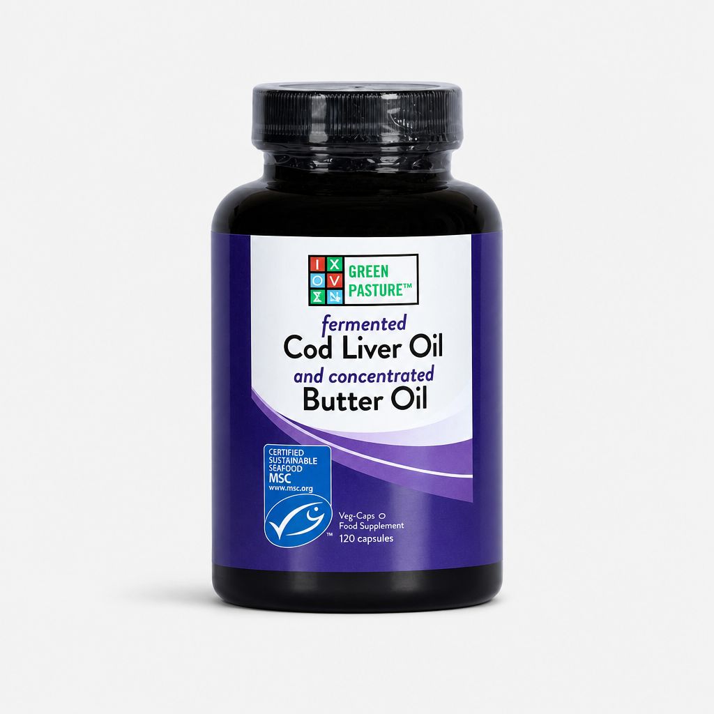 Fermented Cod Liver Oil and Concentrated Butter Oil Capsules - Image 1