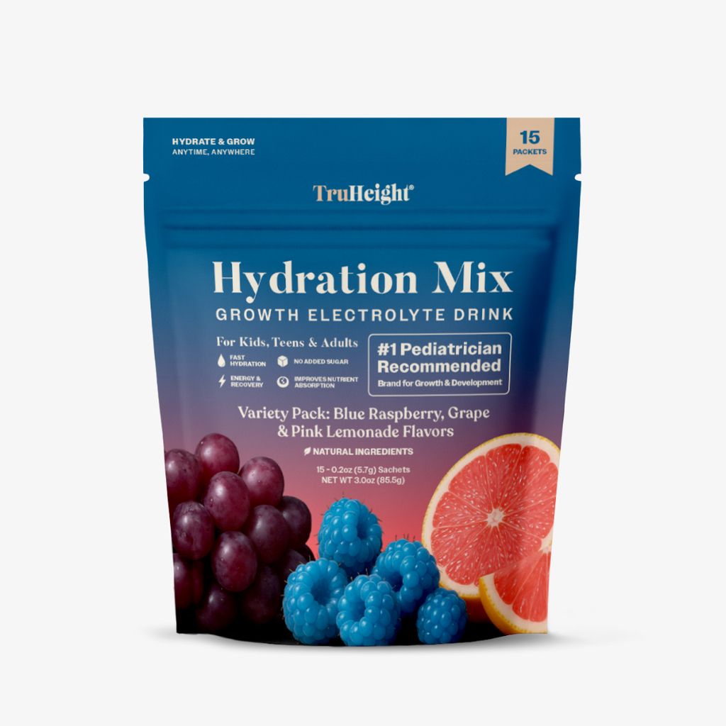 Hydration Mix Growth Electrolyte Drink - Variety Pack (Blue Raspberry, Grape, Pink Lemonade) - Image 1