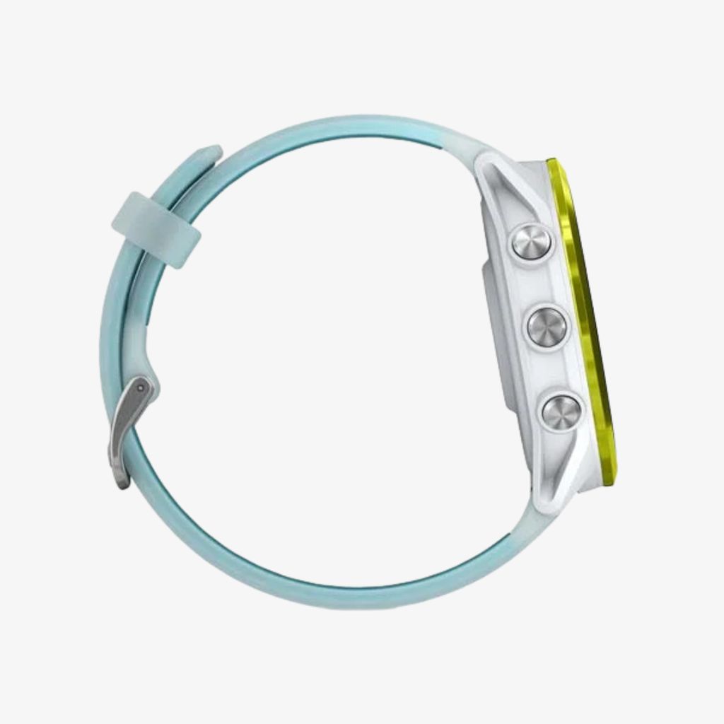 Forerunner® 570 - 47mm - Amp Yellow Aluminium with Translucent Whitestone/Turquoise Band - Image 4
