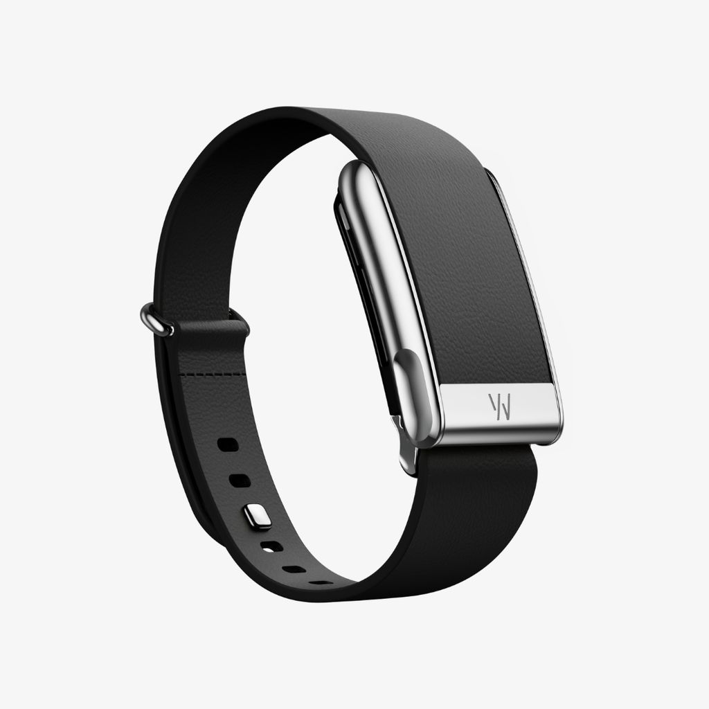 LeatherLuxe Tapered Band -  MG - Black with Titanium - Image 2