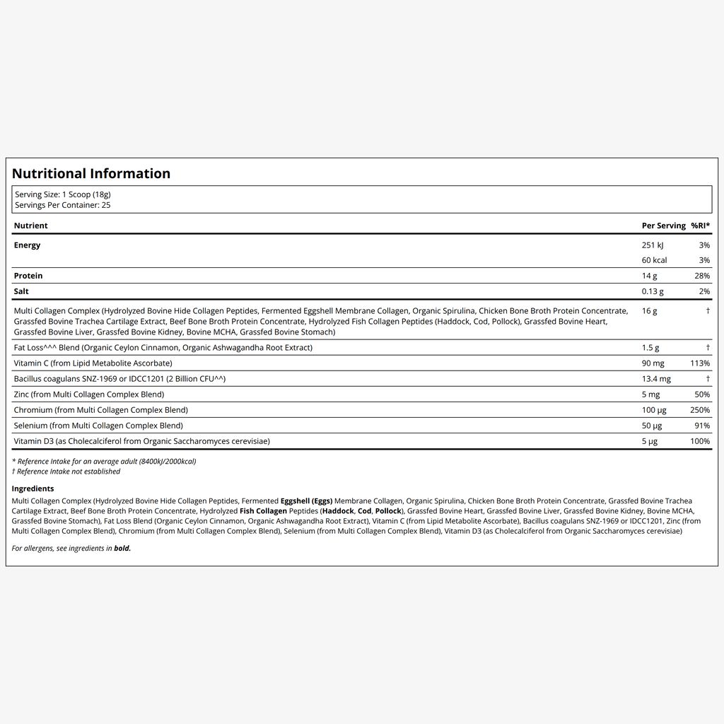 Multi Collagen Advanced Lean Powder - Cinnamon - Image 2