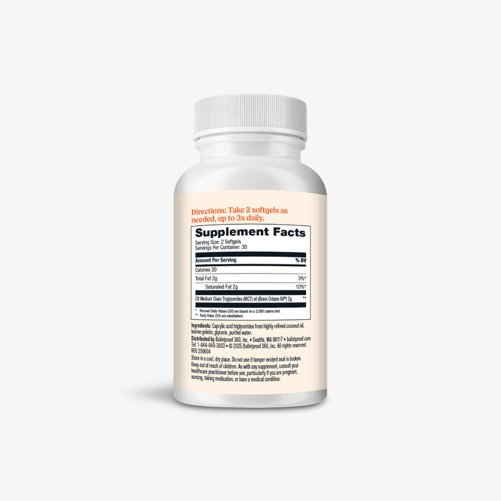Brain Octane C8 MCT Oil - Softgels - Image 4