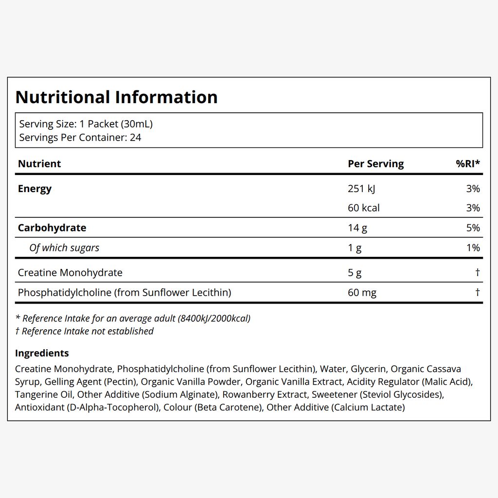 Liposomal Advanced Creatine - Tangerine Vanilla - Image 2