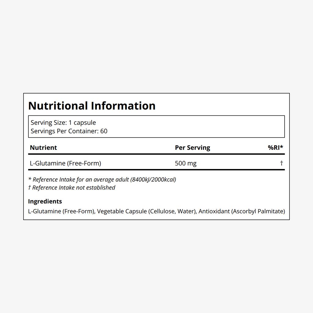 L-Glutamine 500 mg - Image 2