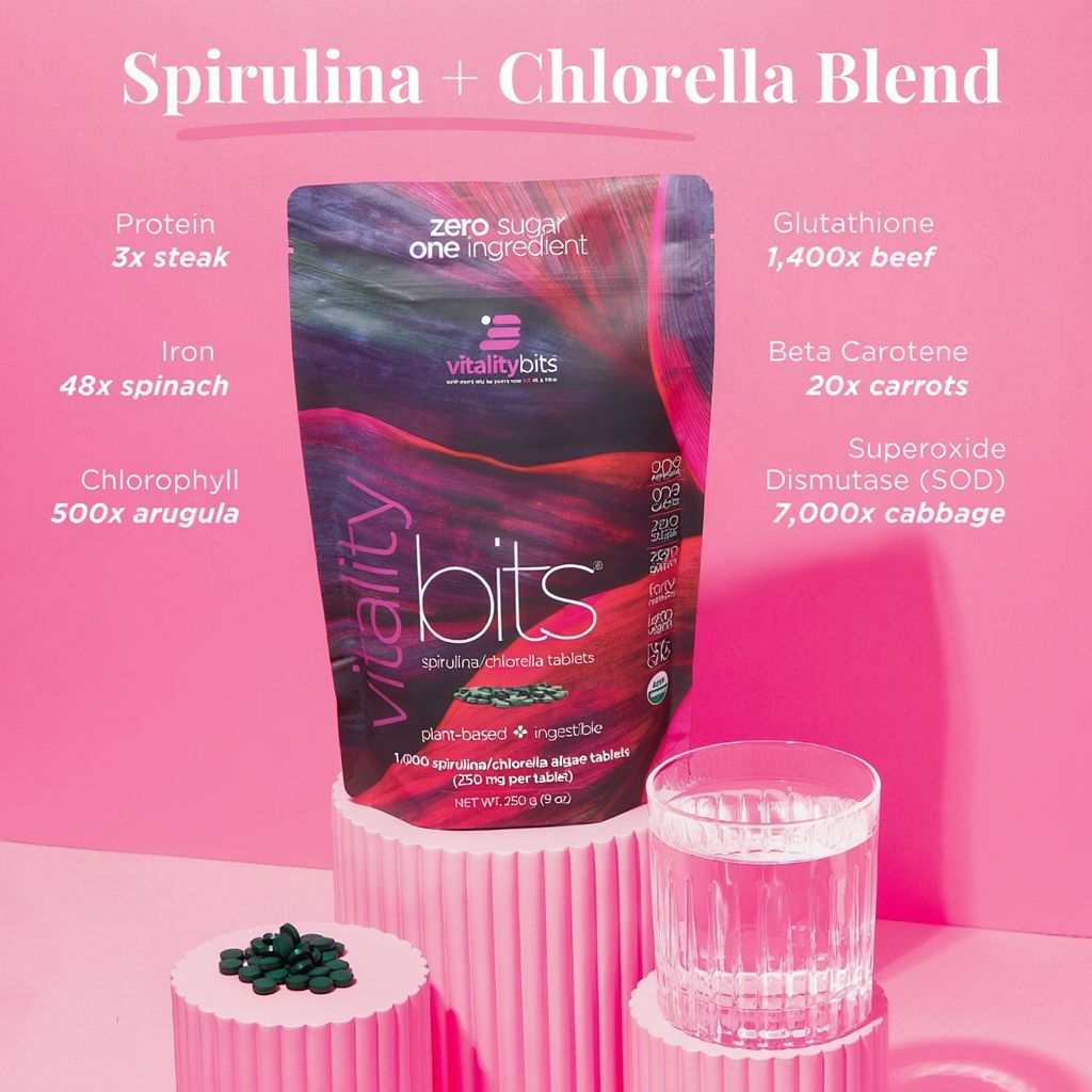 VITALITYbits Spirulina/Chlorella - Canister - Image 3