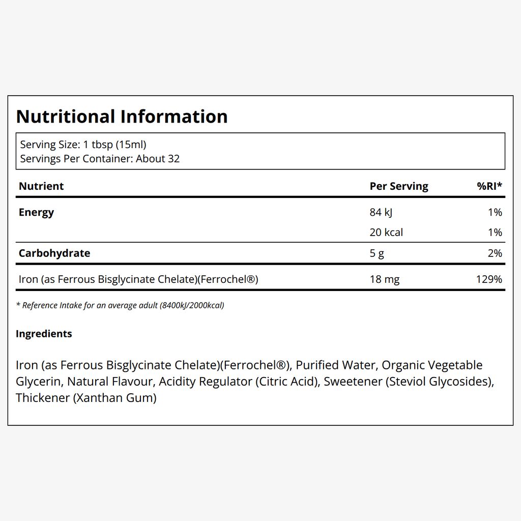 Vegan Liquid Iron - Berry - Image 2