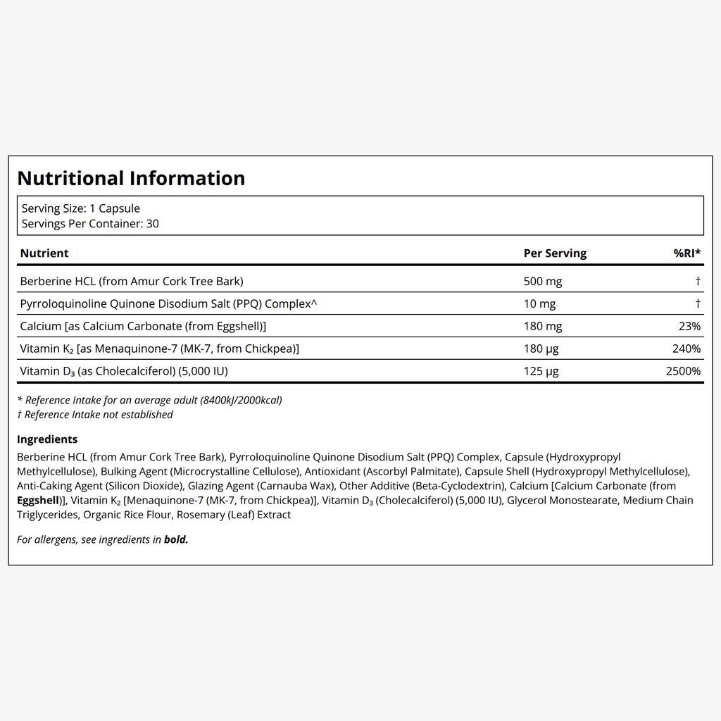 Berberine and MicroPQQ Advanced - Image 2