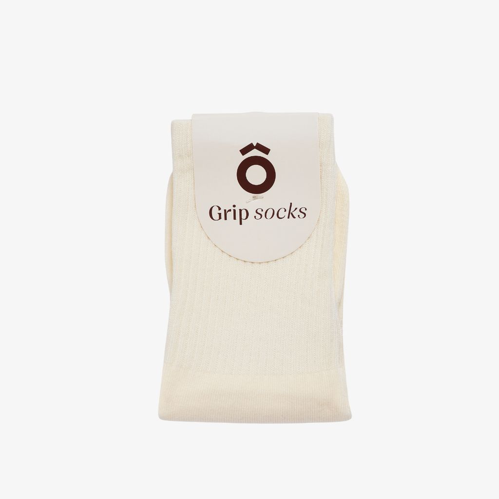 ÔWEAR Essentials Pilates Grip Socks - White - Image 1