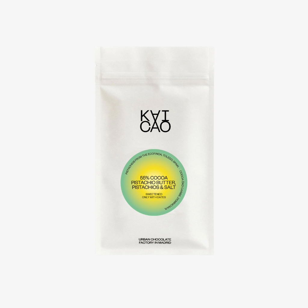 55% Cacao With Pistachio Butter, Roasted Pistachios & Salt - Image 1