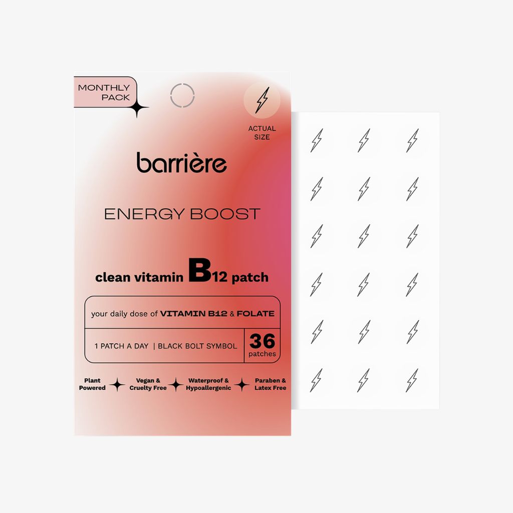 ENERGY BOOST Vitamin B12 Patch - Lightning Bolt Symbols - Image 1