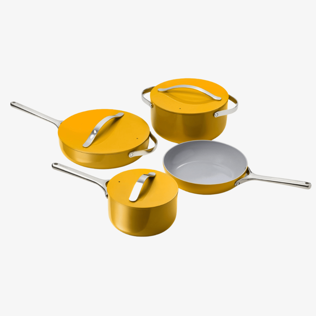 Non-Toxic Ceramic Non-Stick Cookware Set Marigold - Image 1