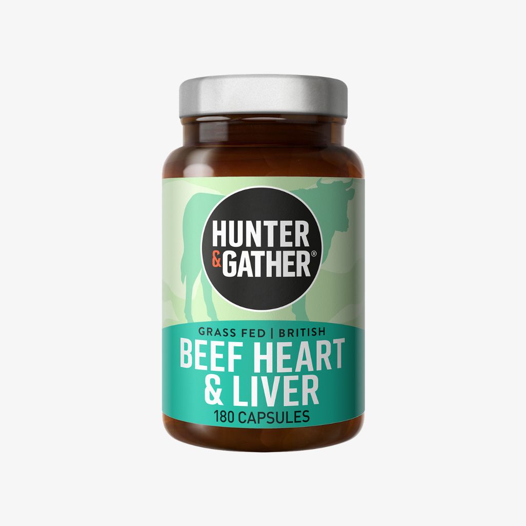 Grass Fed British Beef Heart & Liver Capsules - Image 1