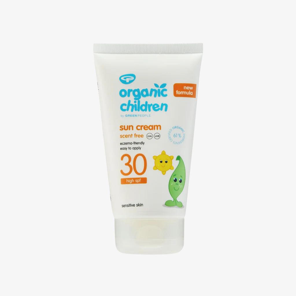Organic Children Scent Free Sun Cream SPF30 - Image 1