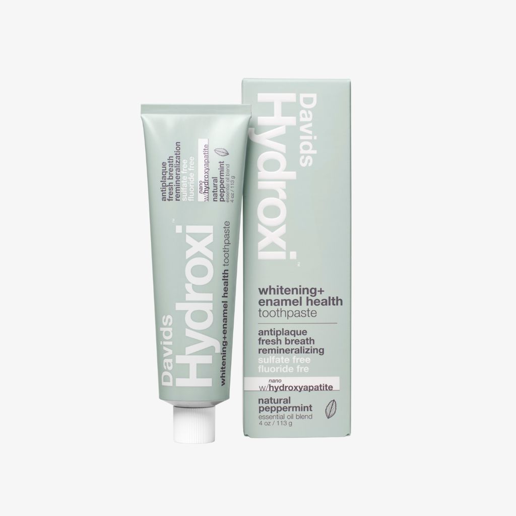 Davids Enamel Health + Whitening w/nano-hypdroxyapatite Toothpaste - Peppermint - Image 1