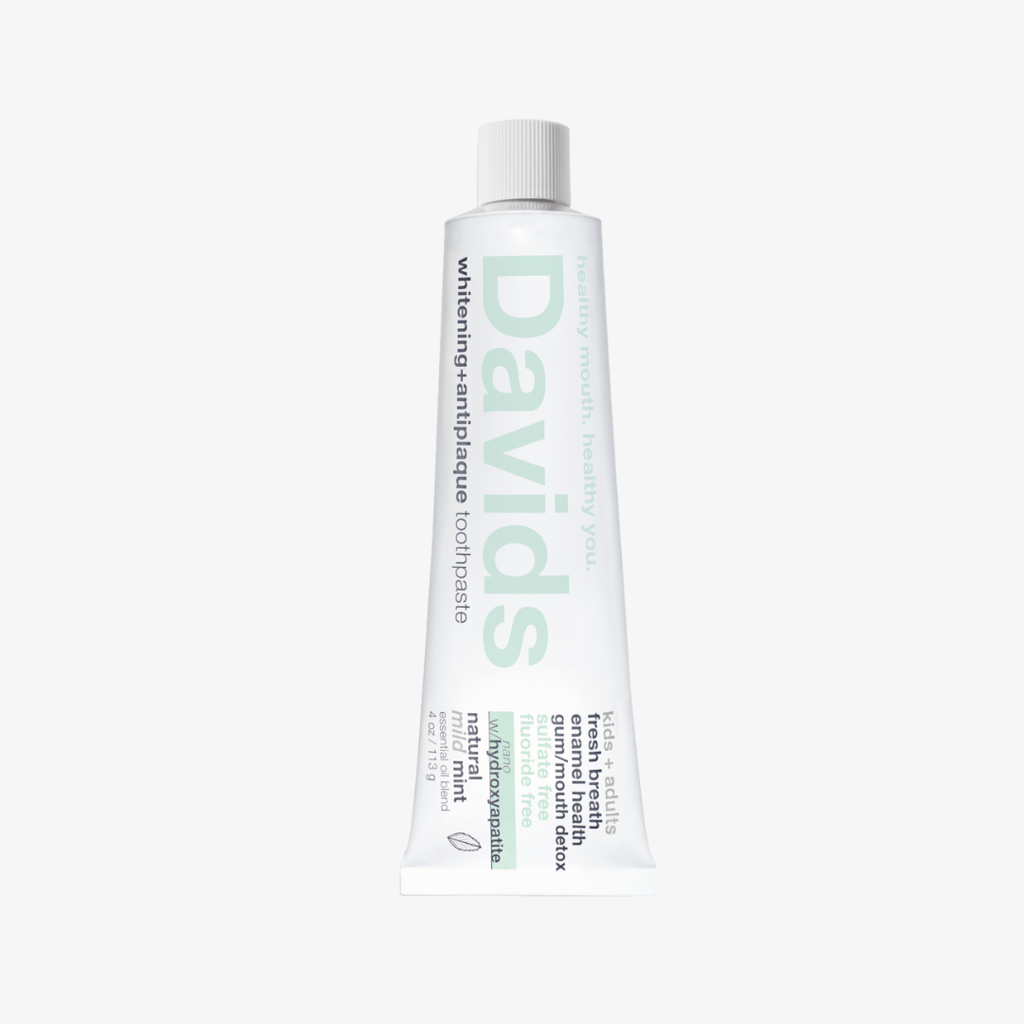 Davids Hydroxi™ kids + adults nano-hydroxyapatite premium toothpaste - mild mint - Image 1