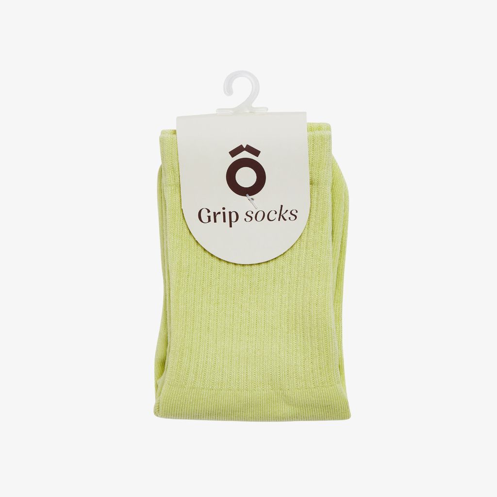 ÔWEAR Essentials Pilates Grip Socks - Icterine Green - Image 1
