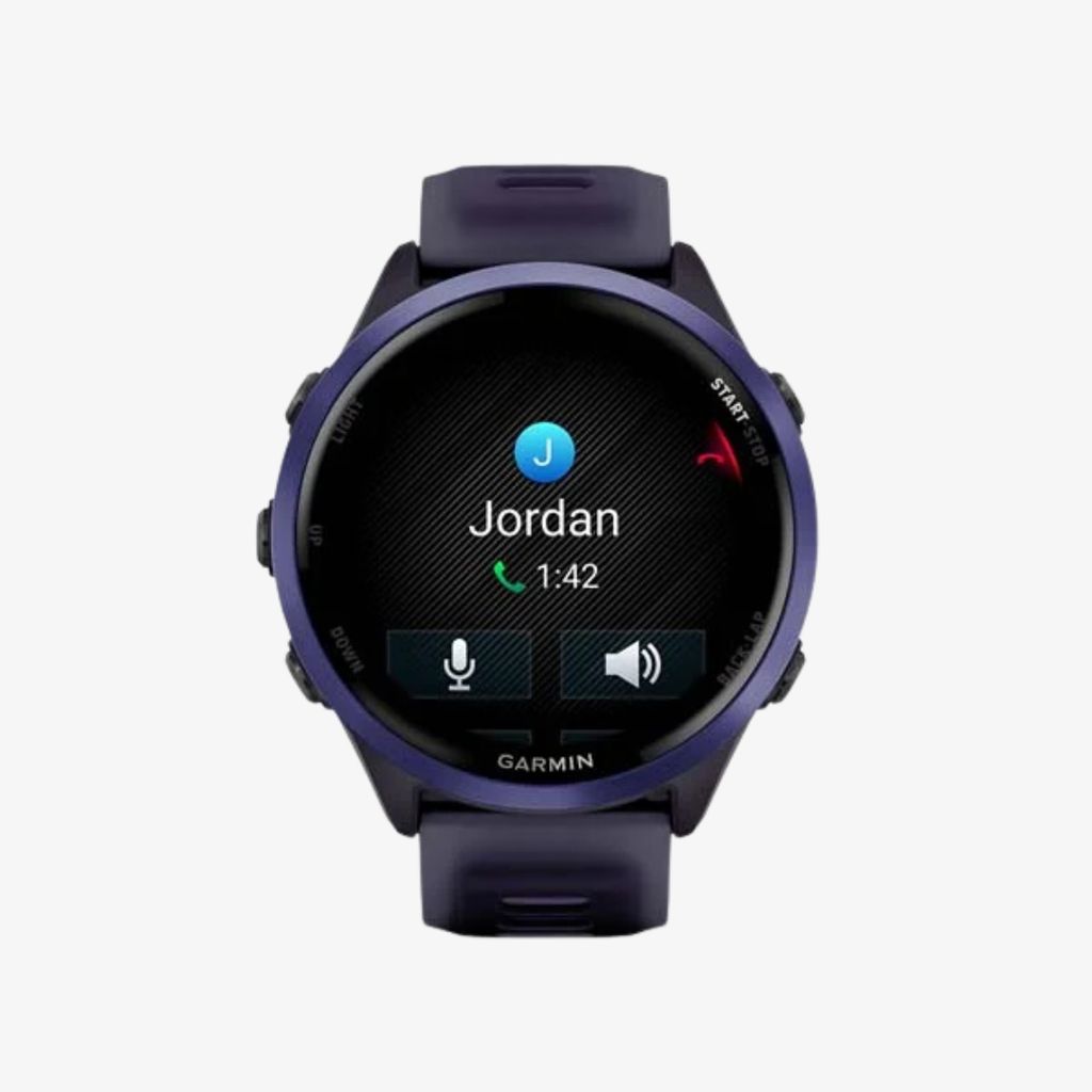 Forerunner® 570 - 47mm - Indigo Aluminium with Translucent Imperial Purple/Indigo Band - Image 2
