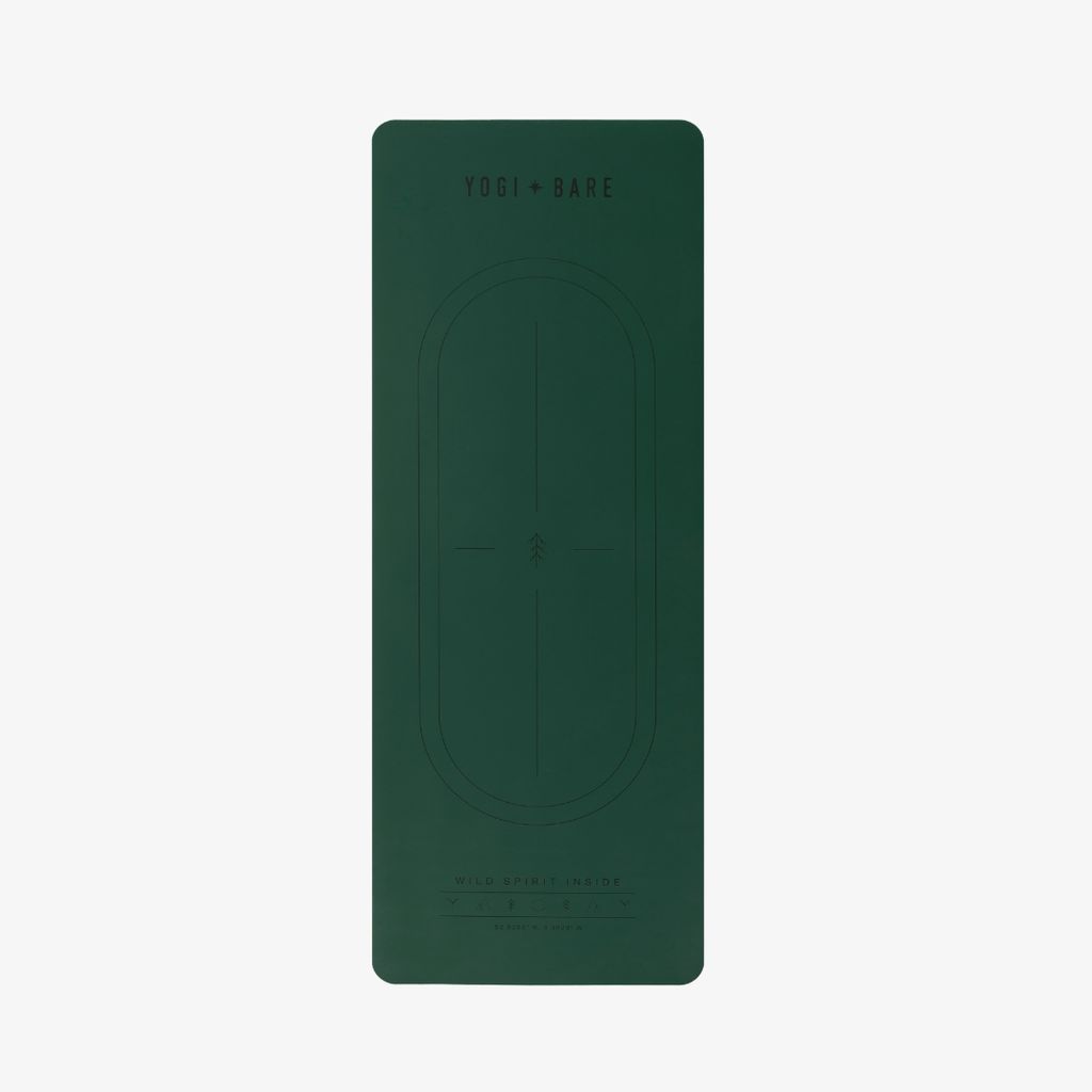 Original Paws Grip Yoga Mat - Wild Forest Green - Image 1