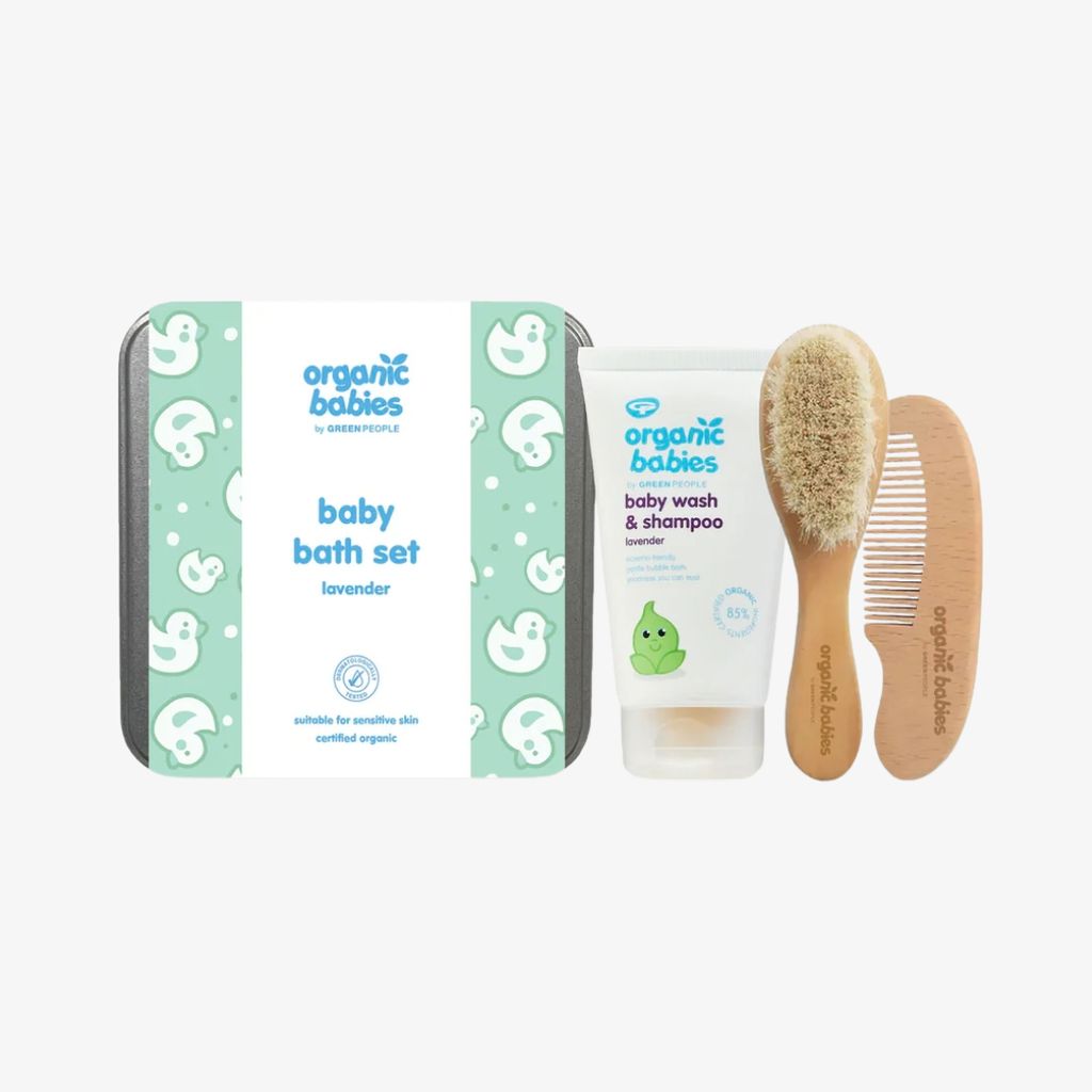 Organic Babies Baby Bath Set - Lavender - Image 1