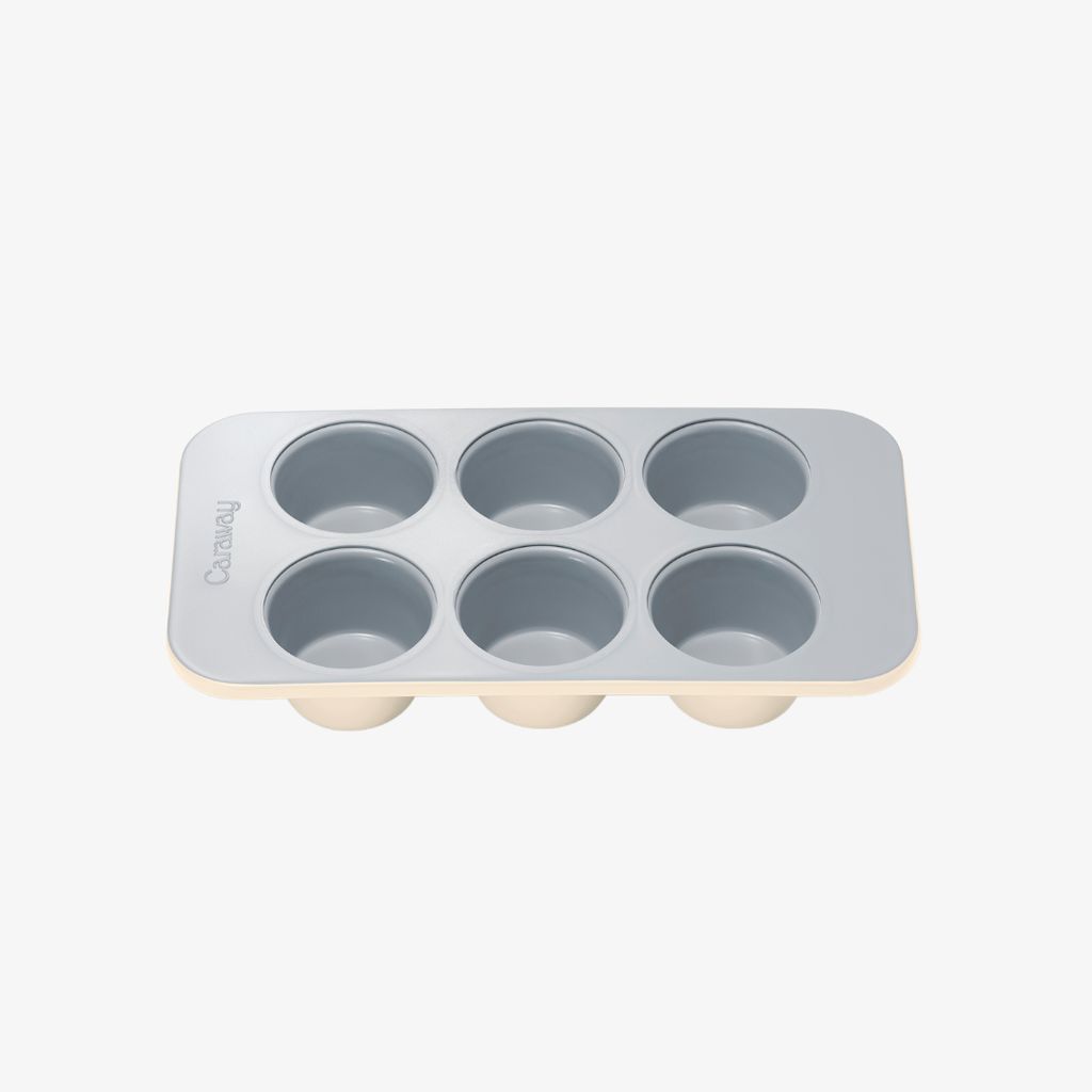 6 Cup Muffin Pan Cream - Image 1
