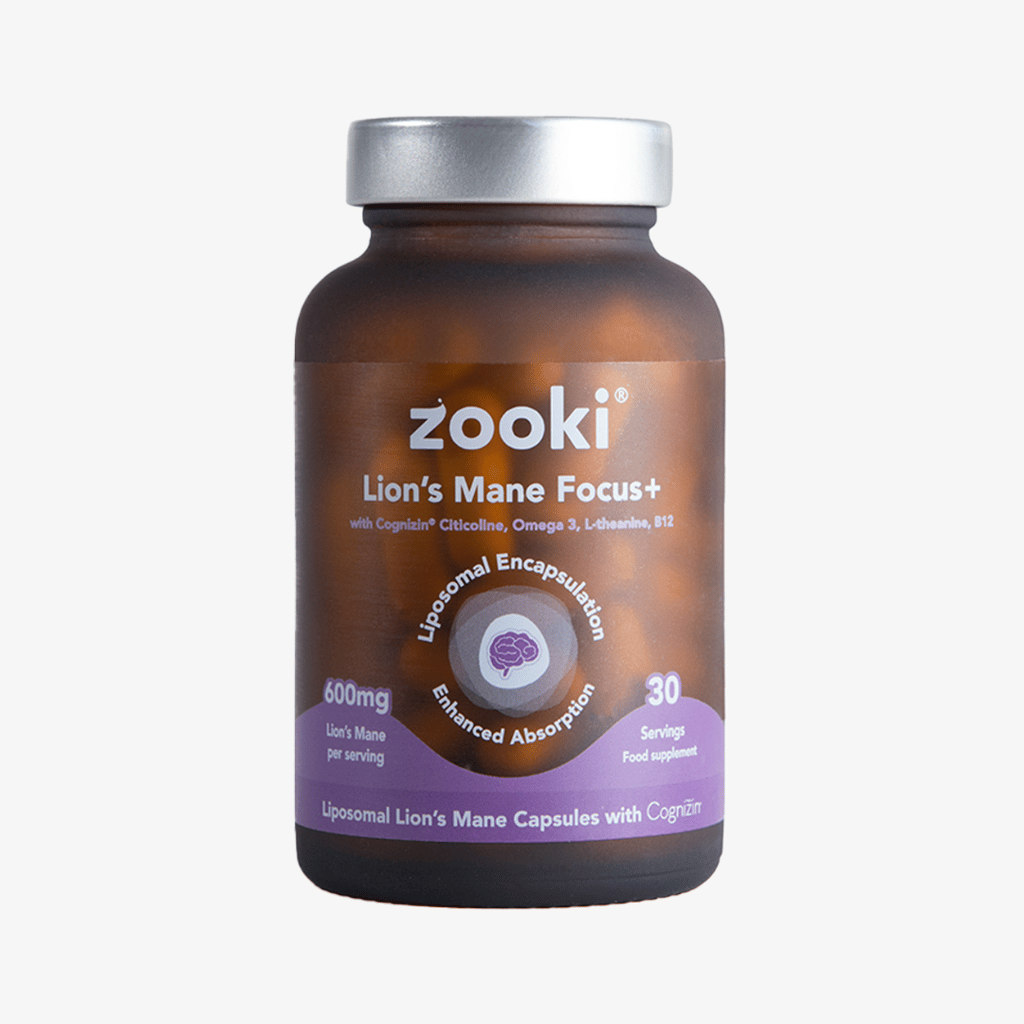 Liposomal Lions Mane Mushroom 600mg Capsules - 30 Day Supply - Image 1