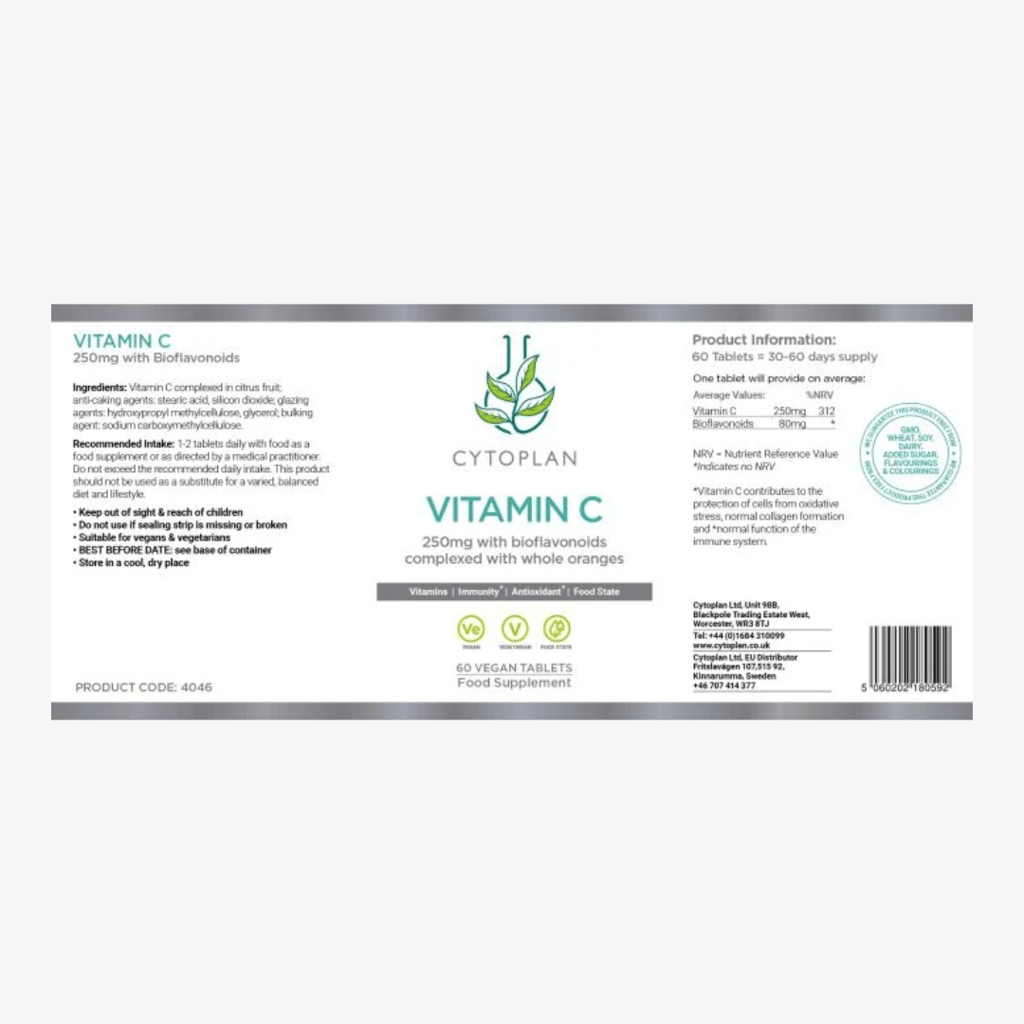 Vitamin C + Bioflavonoids 250mg / 80mg - Image 2