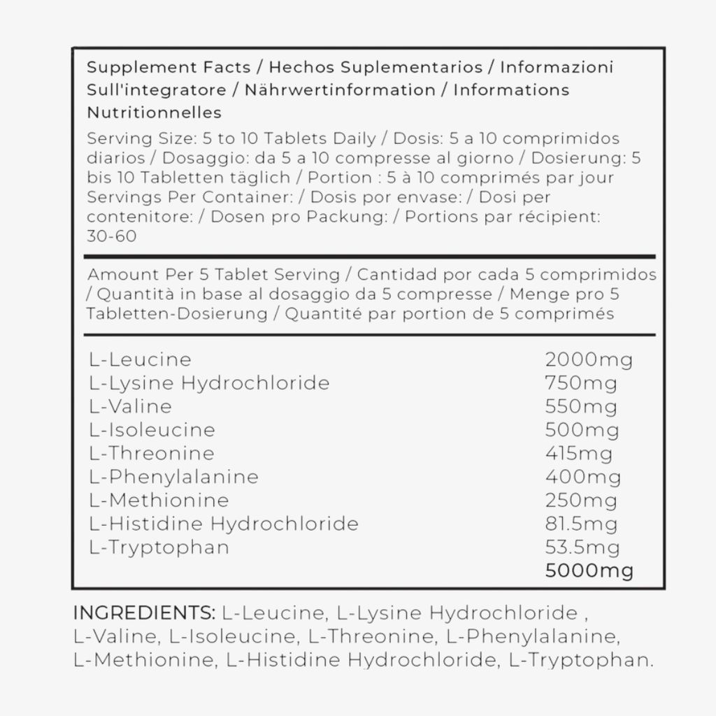 Essential Amino Tablets - Image 2