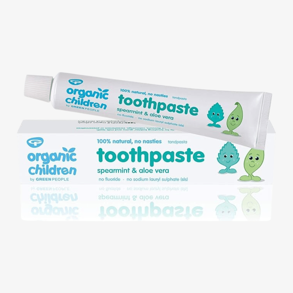 Organic Children Spearmint & Aloe Vera Toothpaste - Image 1