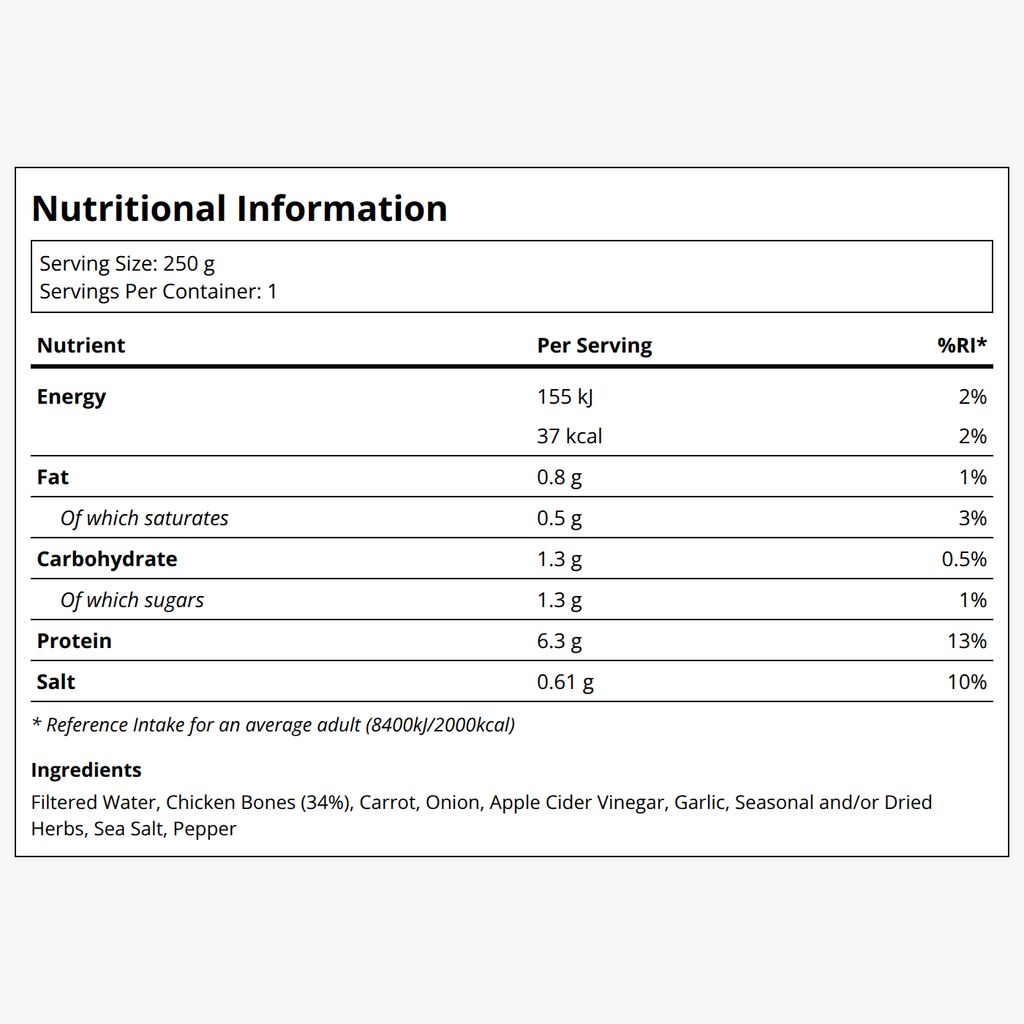 GOOD BONES TO GO 100% Chicken Bone Broth - Image 2