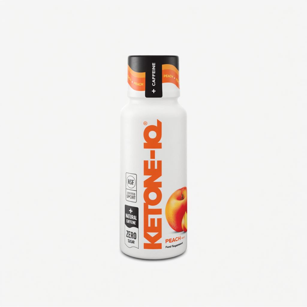 Ketone-IQ + Caffeine Shot - Peach - Image 1