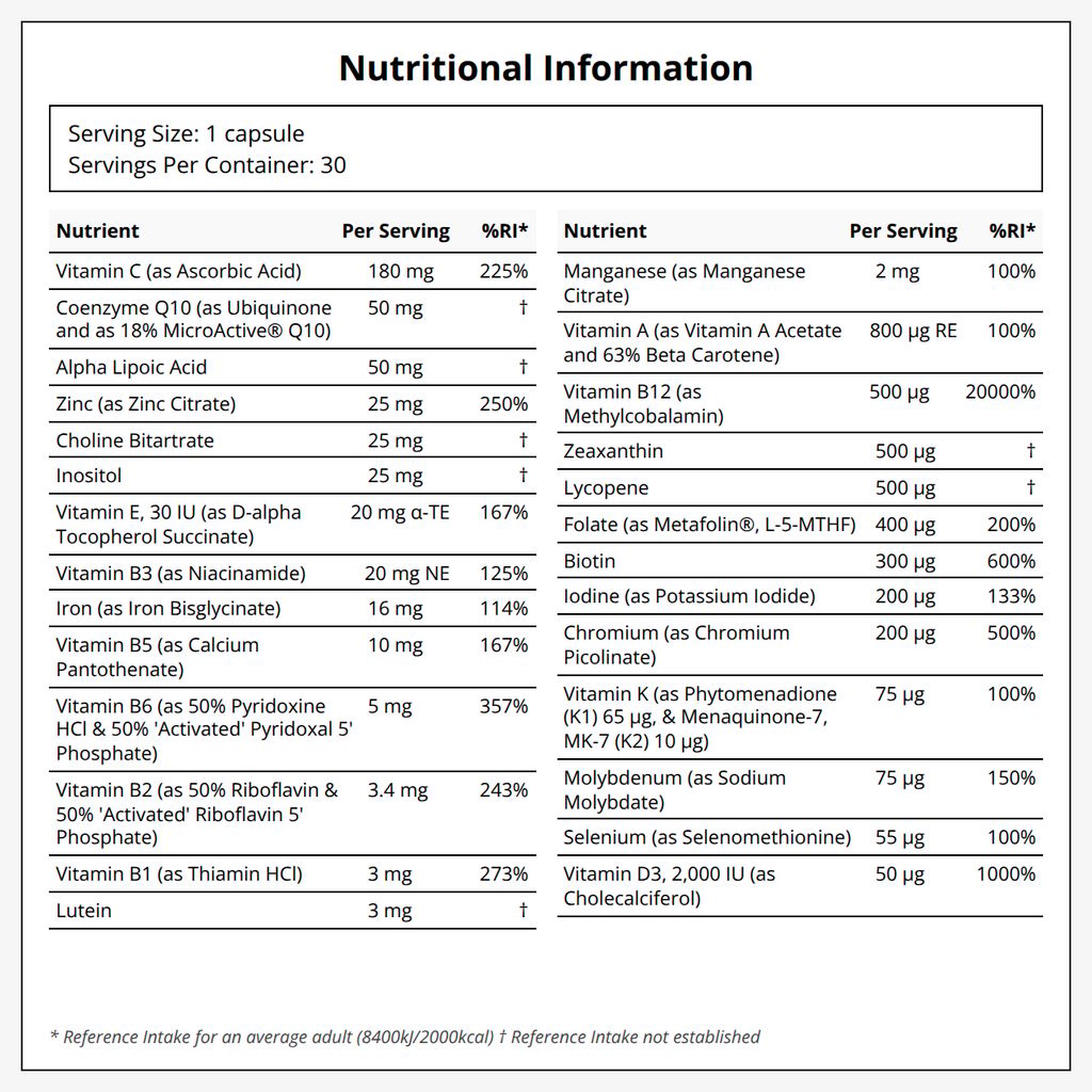 O.N.E Multivitamin with Iron - Image 2