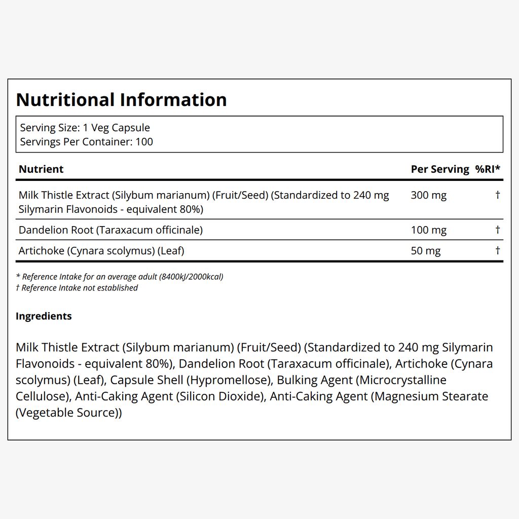 Double Strength Milk Thistle - 300 mg - Image 2