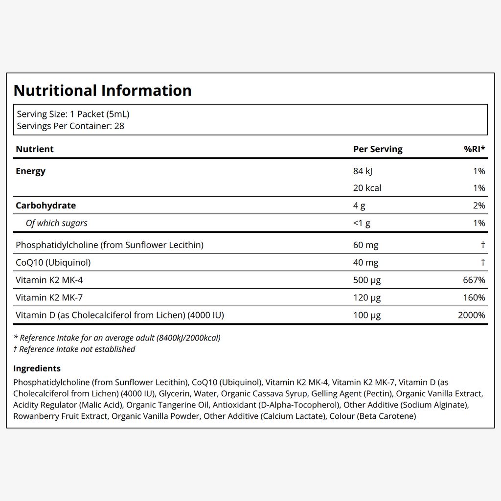 Liposomal Vitamin D3 + K2 + CoQ10 - Image 2