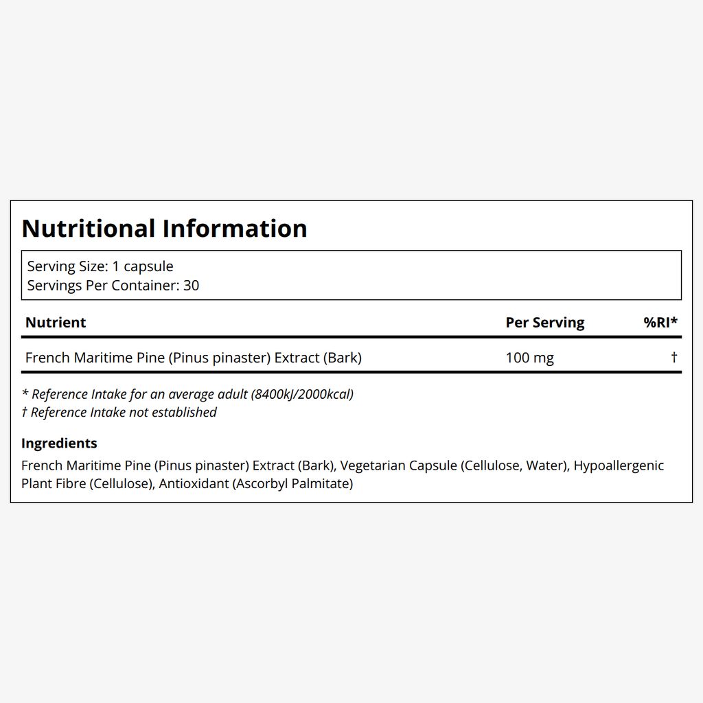 Pycnogenol 100mg - Image 2