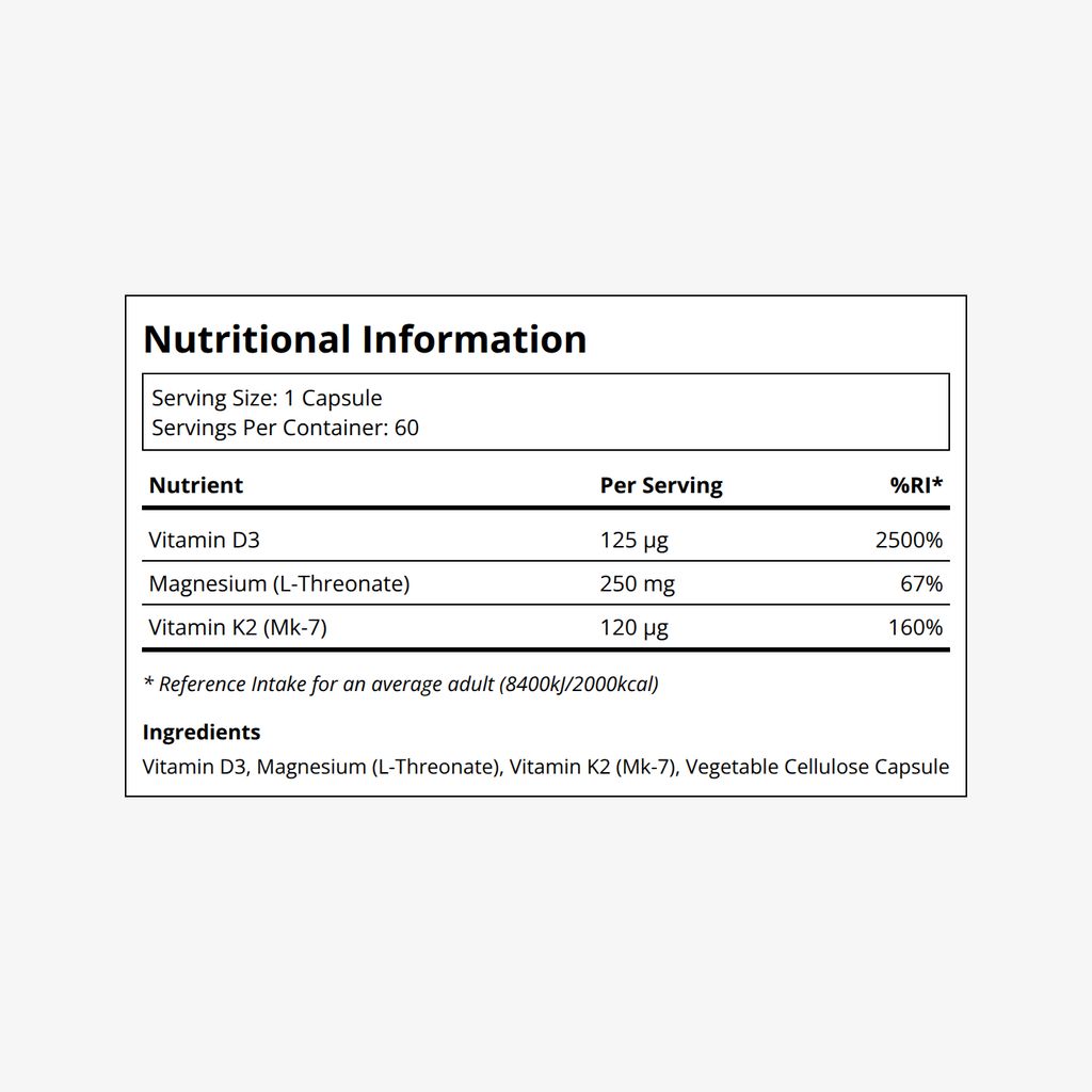 Pure Vitamin D3, K2 & Magnesium - Image 2
