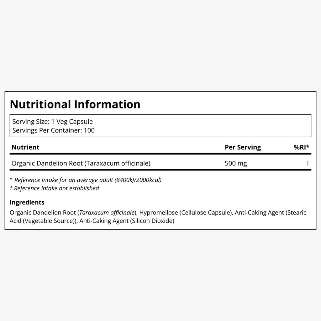 Dandelion Root 500mg - Image 2
