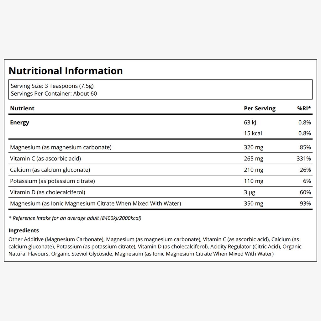 Calm Magnesium Plus Calcium - Raspberry Lemon - Image 2