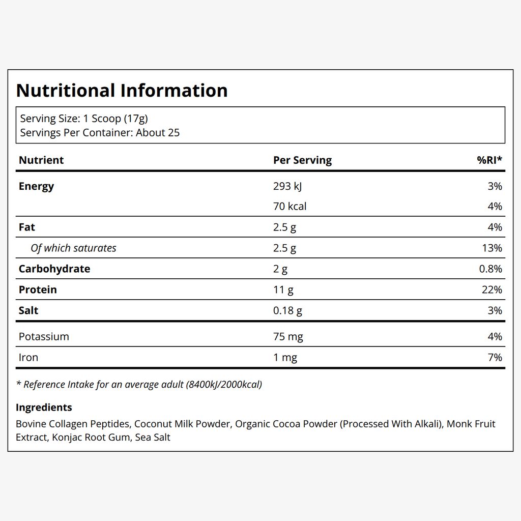 Collagen Fuel Chocolate Coconut Canister - Image 2