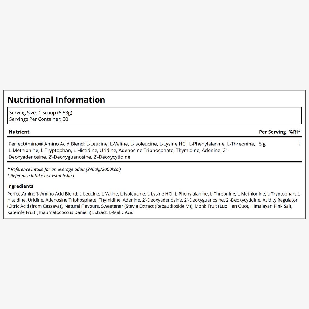 Perfect Amino Powder - Strawberry - Image 2