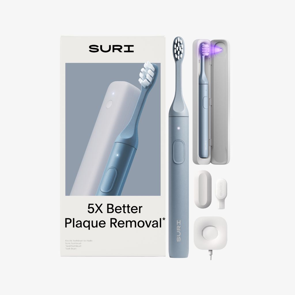 SURI 2.0 Sonic Electric Toothbrush with UV Cleaning Travel Case - Morning Waves - Image 1
