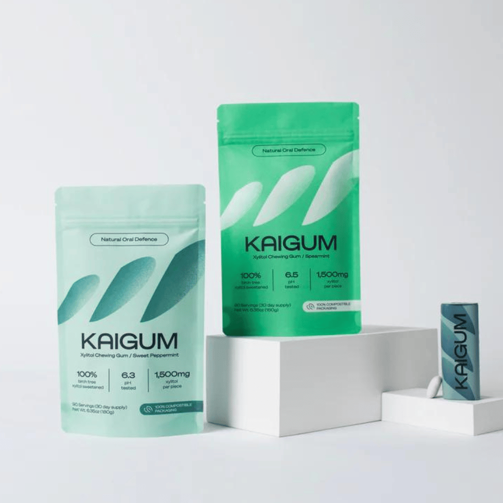 Natural Chewing Gum - Spearmint - Image 4