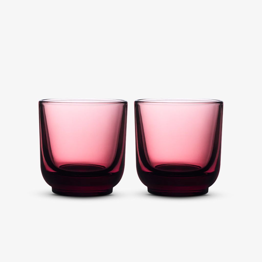 Pirch Cappuccino Glasses - Garnet - Image 1
