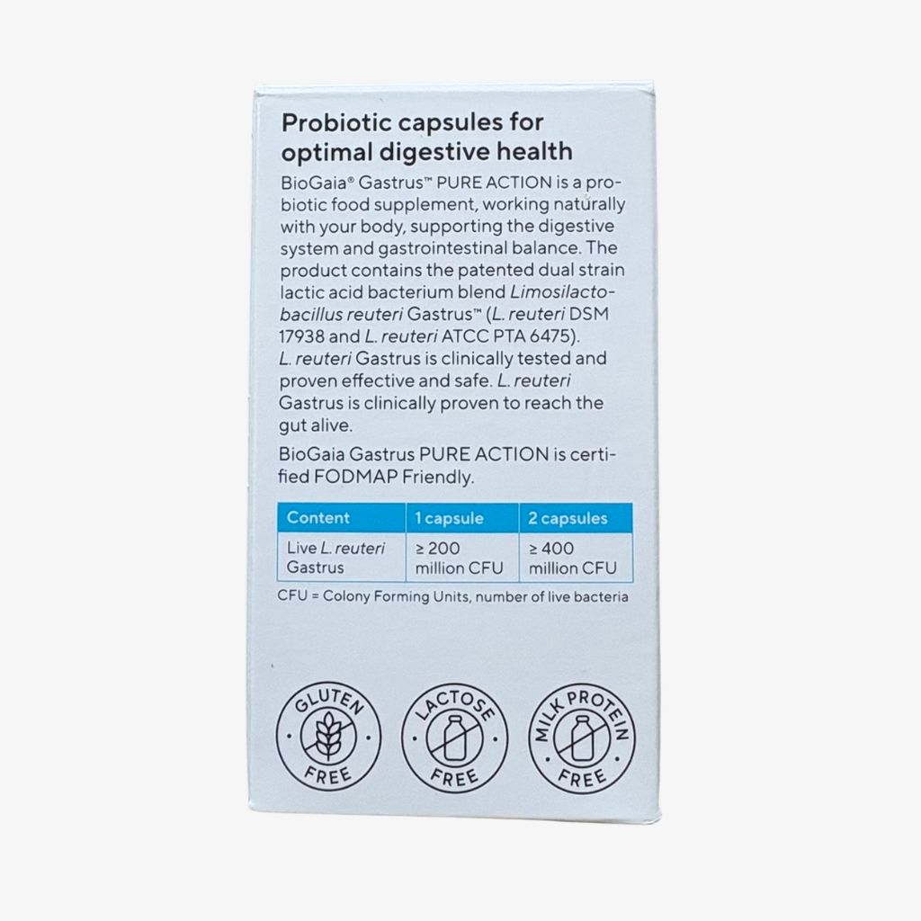 BioGaia Gastrus PURE Capsules - Image 2