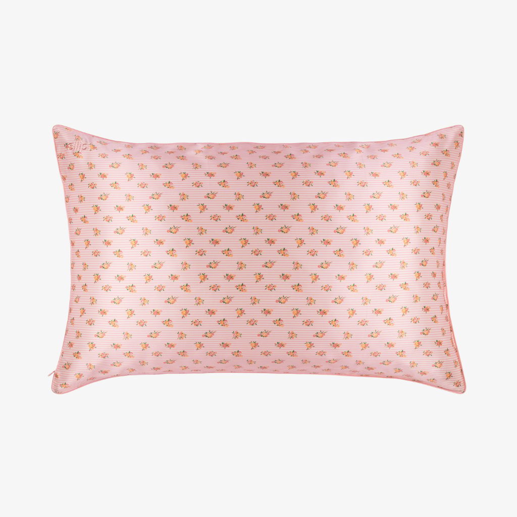 Pure Silk Queen Zippered Pillowcase - Petal - Image 2