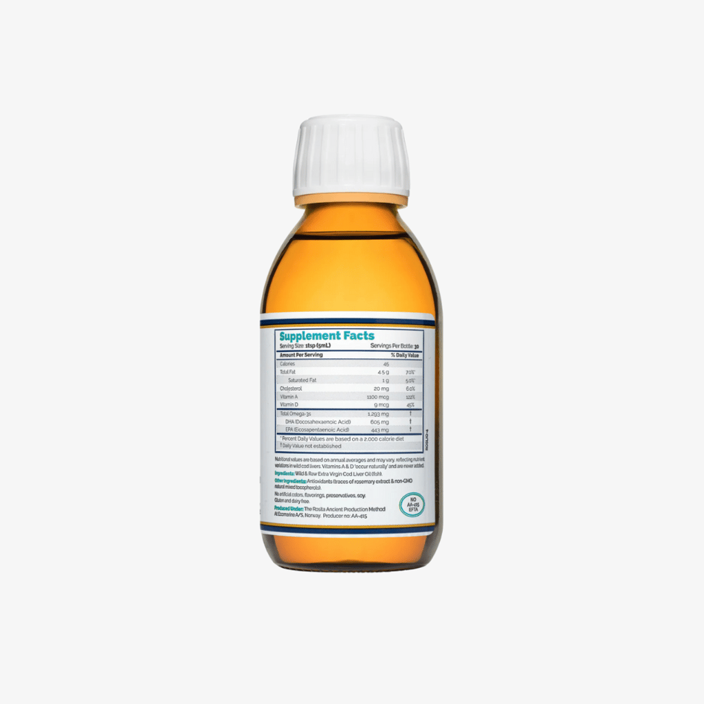 Extra Virgin Cod Liver Oil Liquid - Image 5