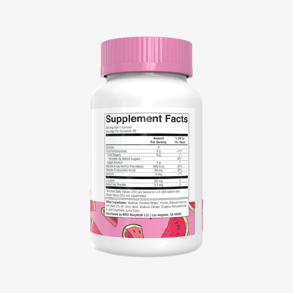Collagen Boosting Gummies - Watermelon - Image 2