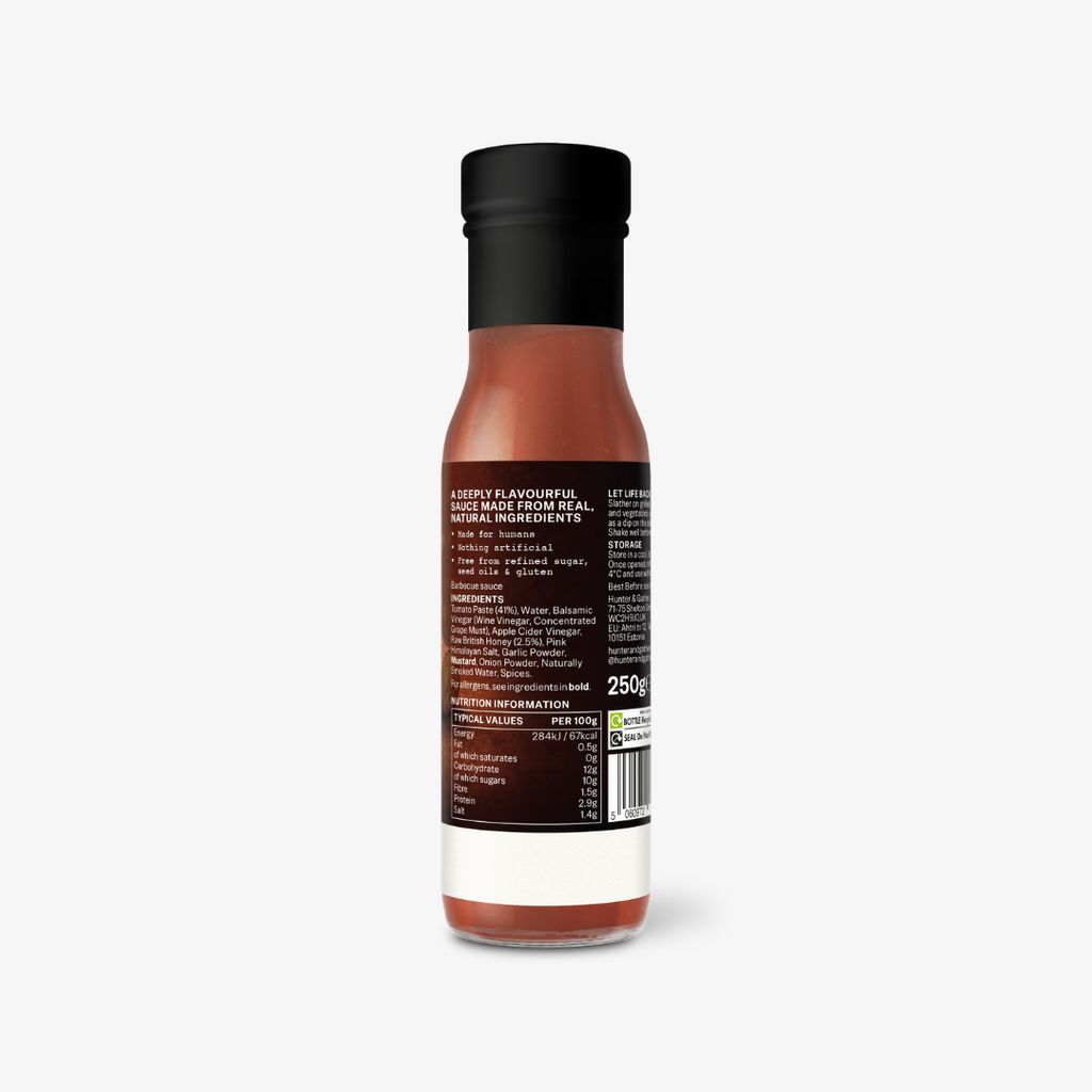 Ungesüßte, rauchige Barbecue-Sauce – Quetschflasche - Image 3