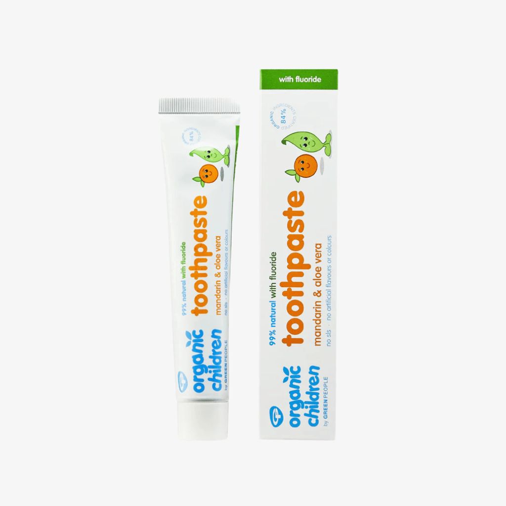 Organic Children Mandarin & Fluoride Toothpaste - Image 2