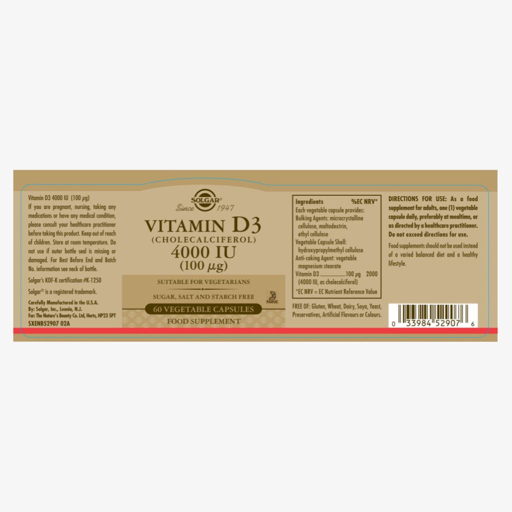 Vitamin D3 4000IU - Image 2